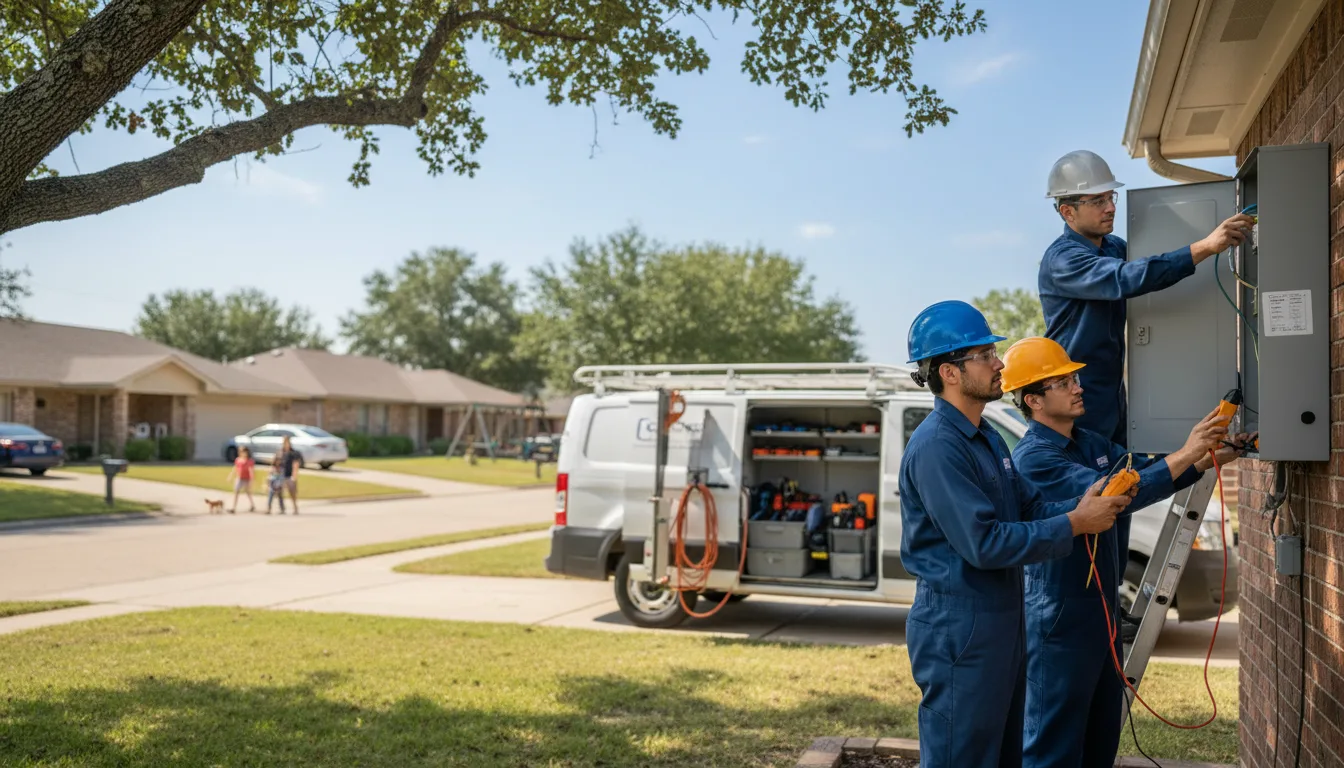 Certified electrician providing emergency electrical services in Lineville, IA